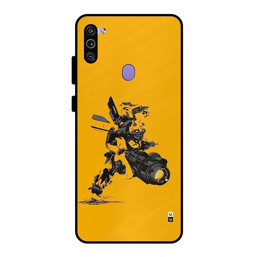 Bumblebee Metal Back Case for Galaxy M11