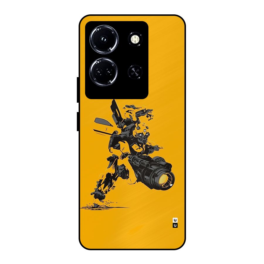 Bumblebee Metal Back Case for Infinix Note 30 5G