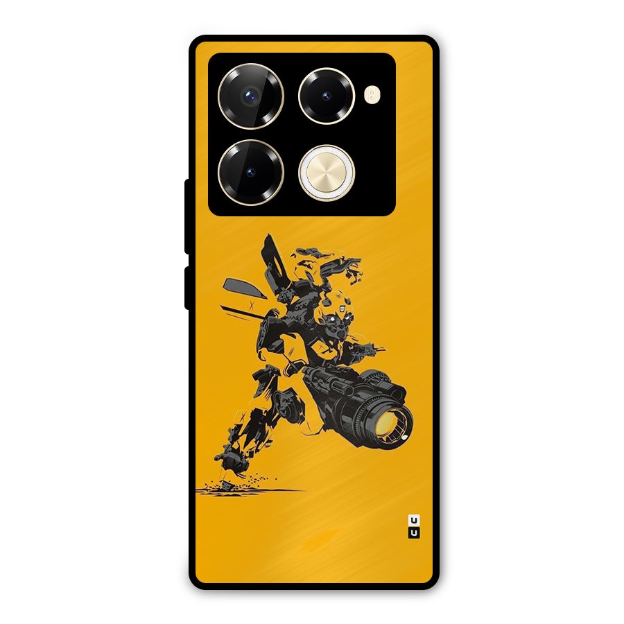 Bumblebee Metal Back Case for Infinix Note 40 Pro