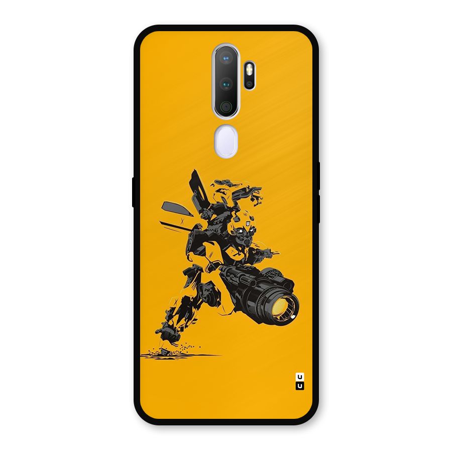 Bumblebee Metal Back Case for Oppo A5 (2020)
