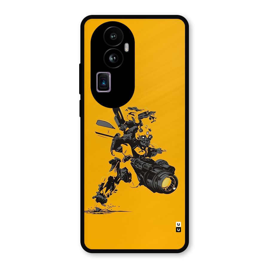 Bumblebee Metal Back Case for Oppo Reno10 Pro Plus