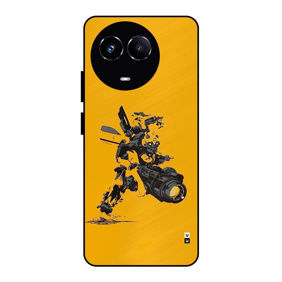 Bumblebee Metal Back Case for Realme 11 5G