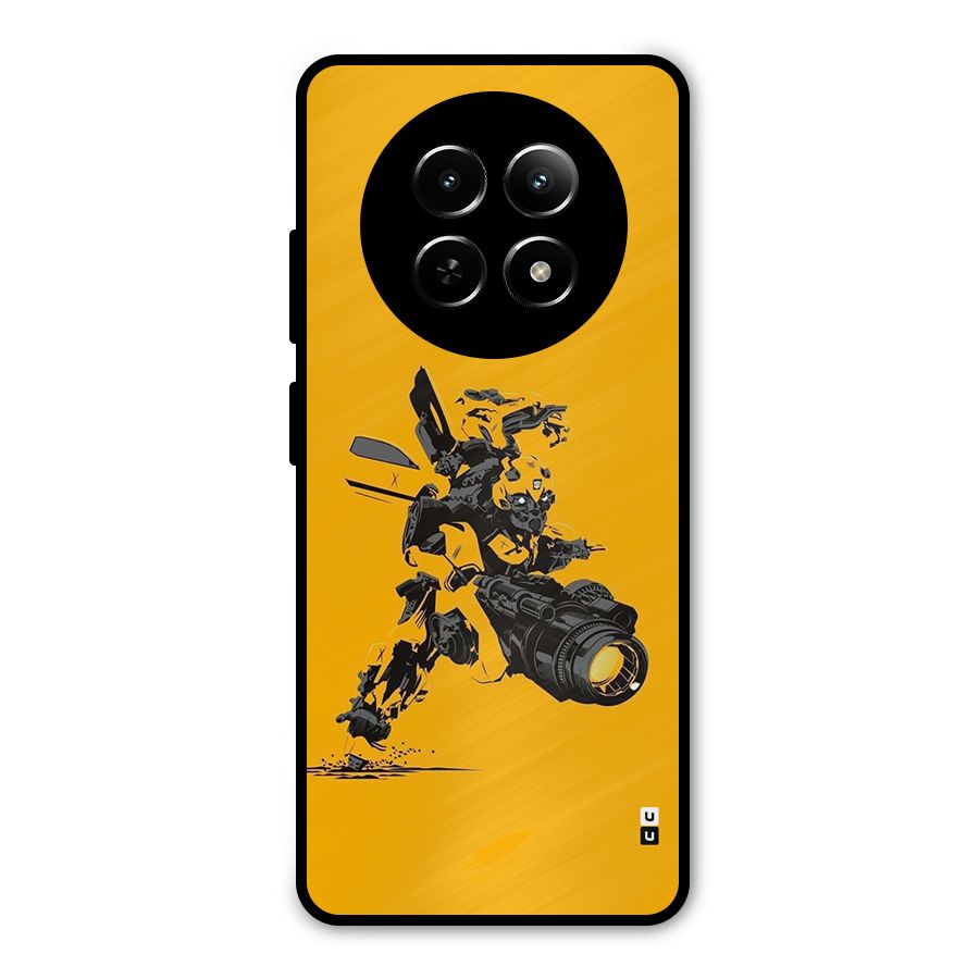 Bumblebee Metal Back Case for Realme 12 5G