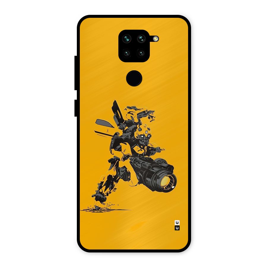 Bumblebee Metal Back Case for Redmi Note 9