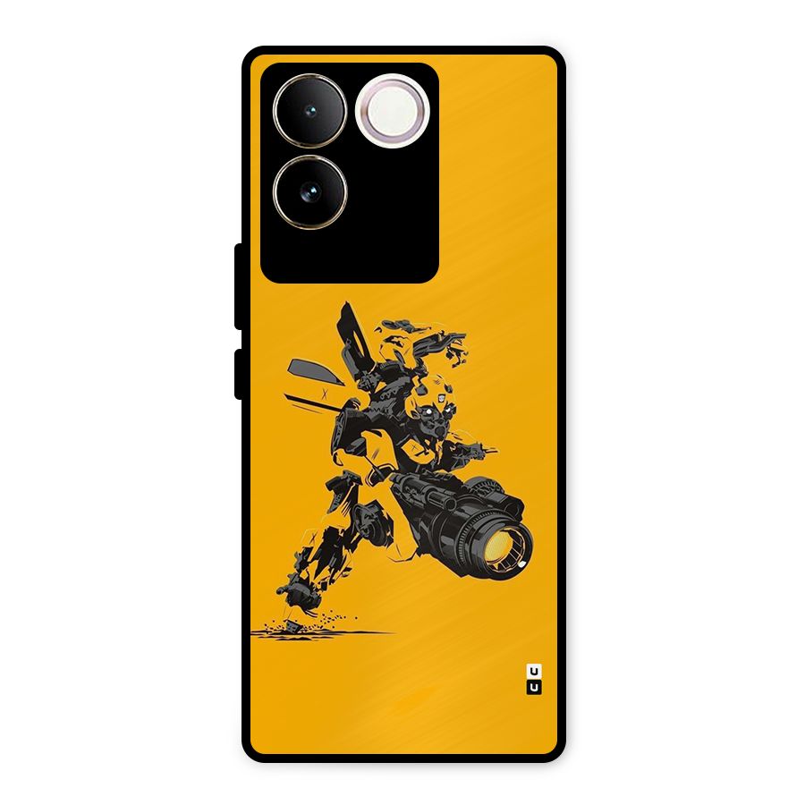 Bumblebee Metal Back Case for Vivo T2 Pro
