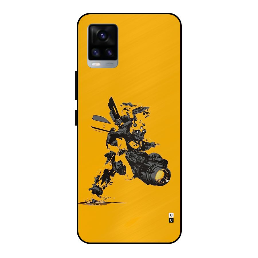 Bumblebee Metal Back Case for Vivo V20 2021