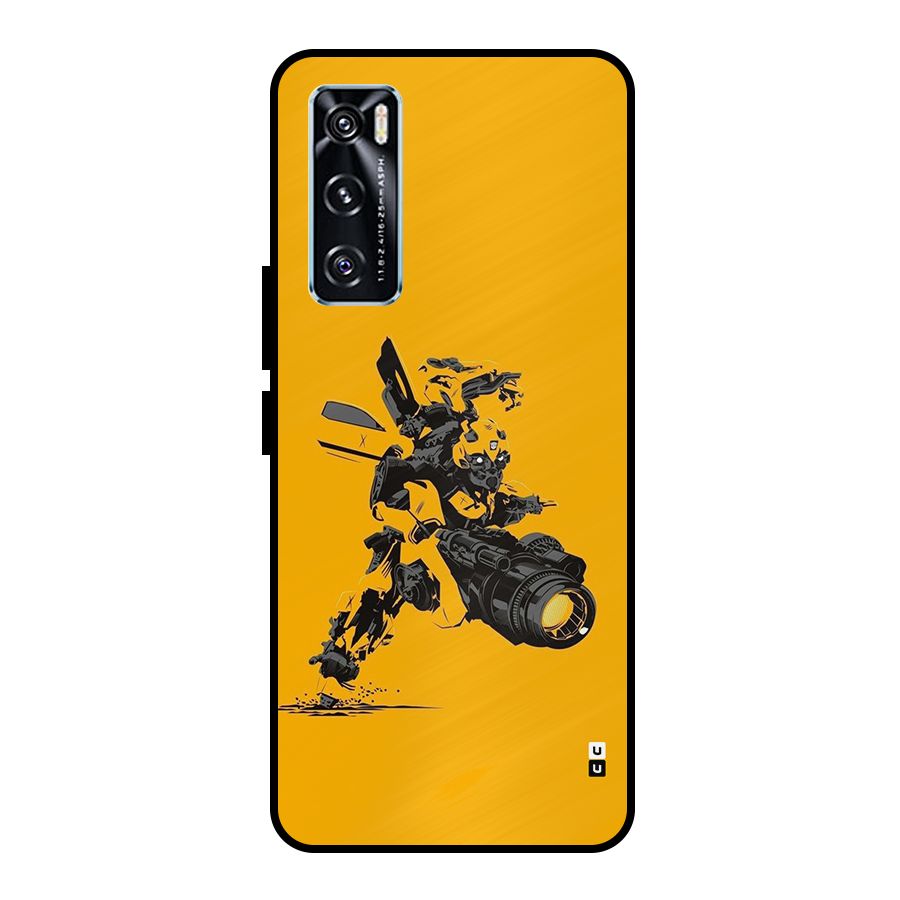 Bumblebee Metal Back Case for Vivo V20 SE