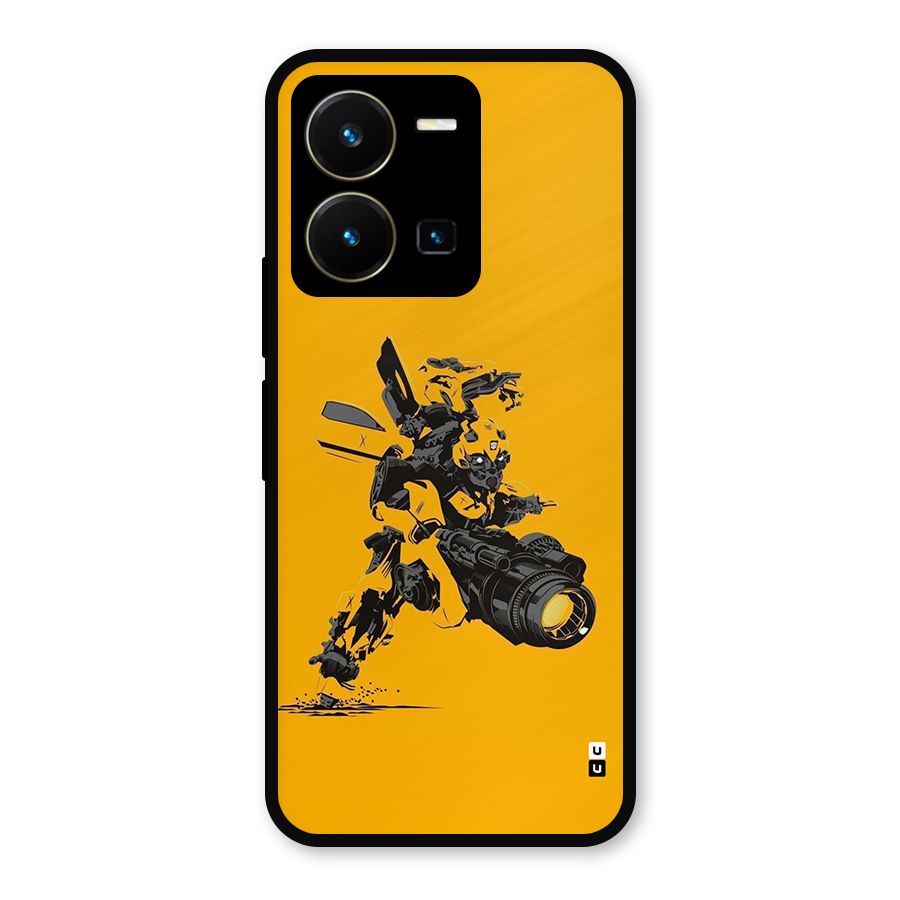 Bumblebee Metal Back Case for Vivo Y35