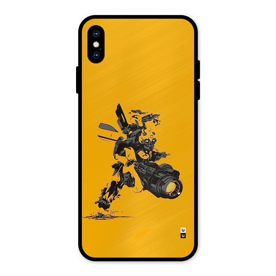 Bumblebee Metal Back Case for iPhone XS Max