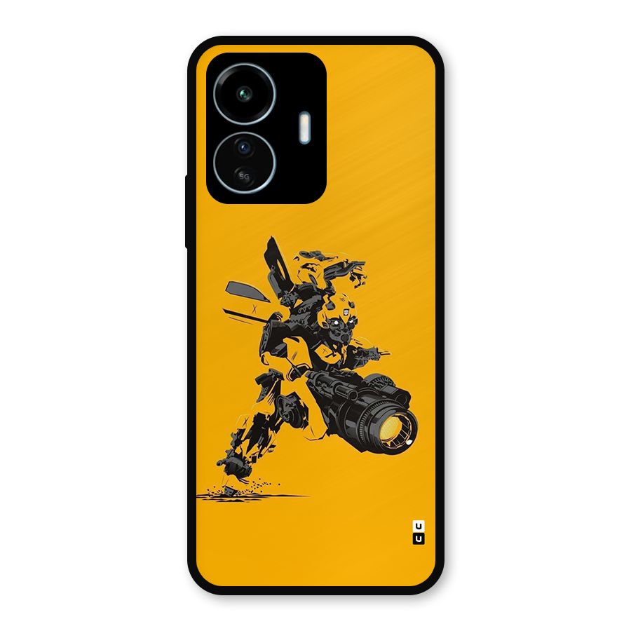 Bumblebee Metal Back Case for vivo iQOO Z6 Lite 5G