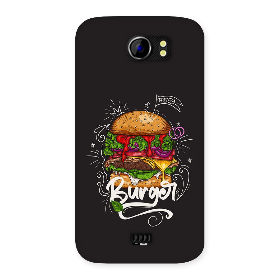 Burger Lover Back Case for Canvas 2 A110