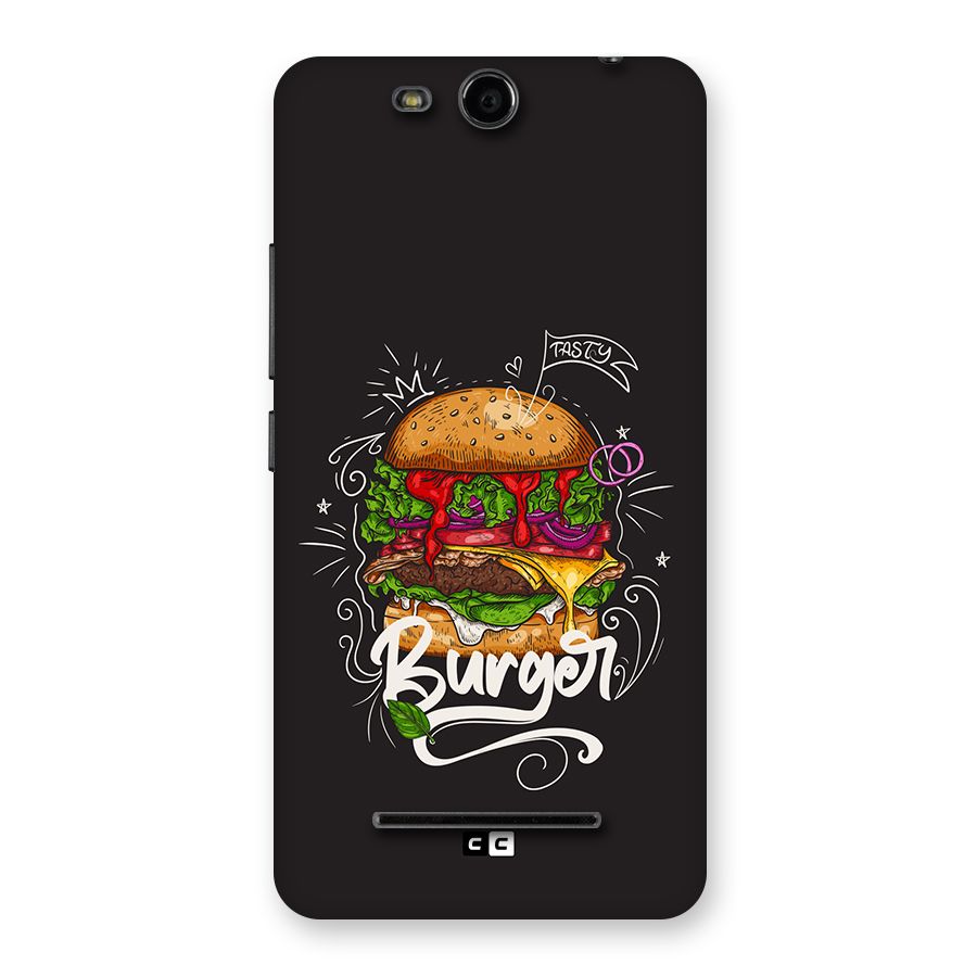 Burger Lover Back Case for Canvas Juice 3 Q392