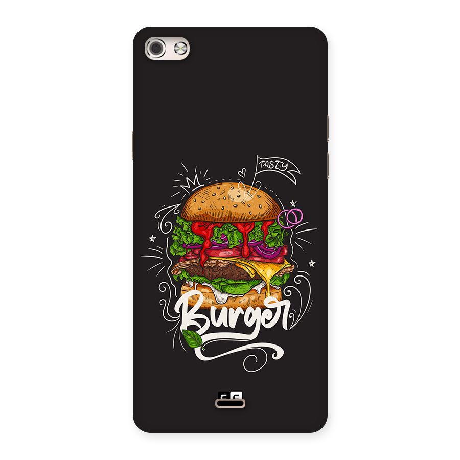 Burger Lover Back Case for Canvas Silver 5