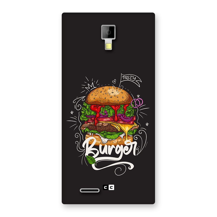 Burger Lover Back Case for Canvas Xpress A99
