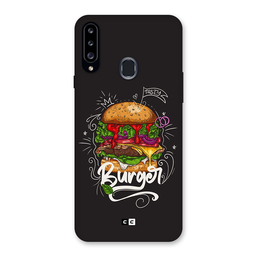Burger Lover Back Case for Galaxy A20s