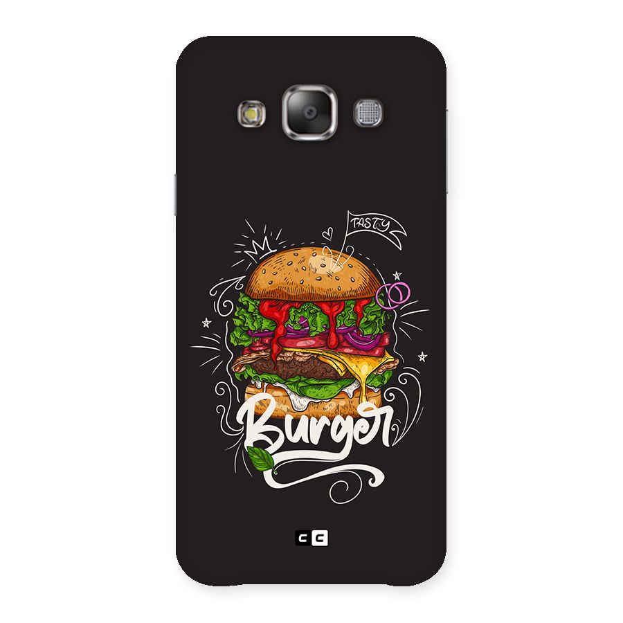 Burger Lover Back Case for Galaxy E7