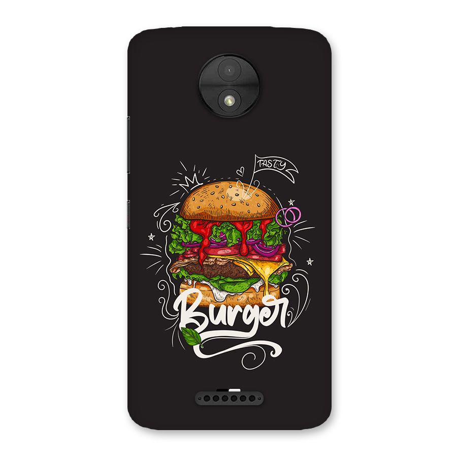 Burger Lover Back Case for Moto C