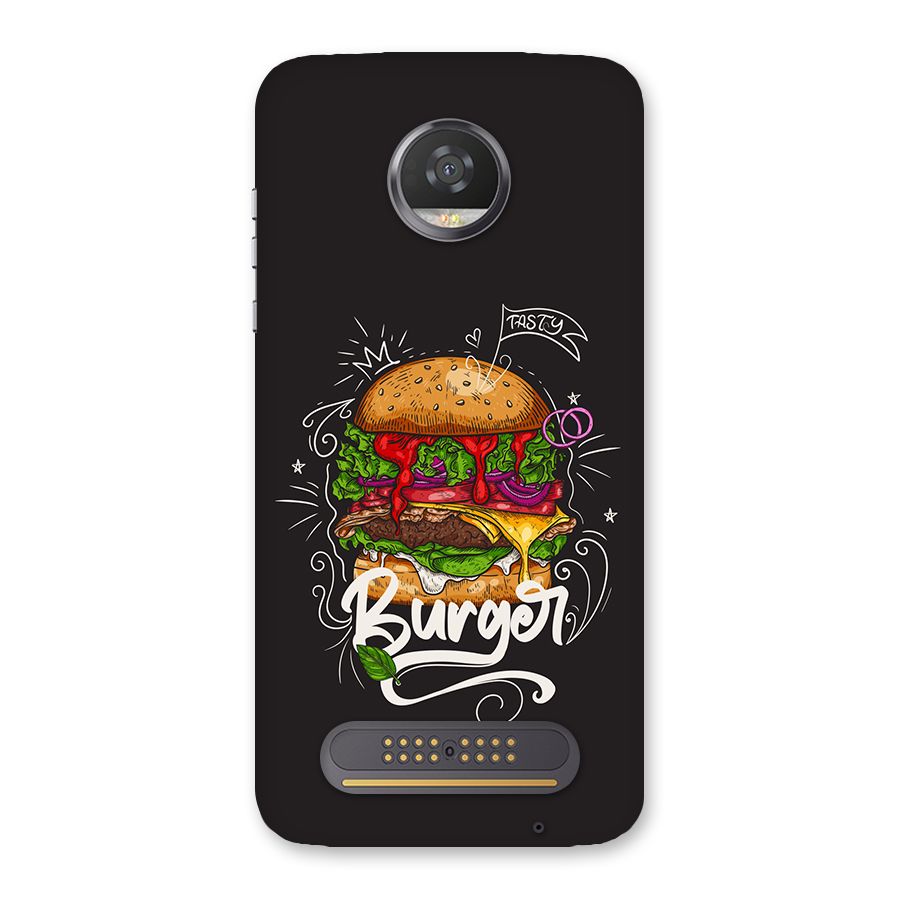 Burger Lover Back Case for Moto Z2 Play