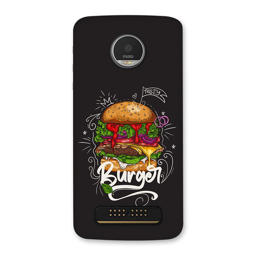 Burger Lover Back Case for Moto Z Play