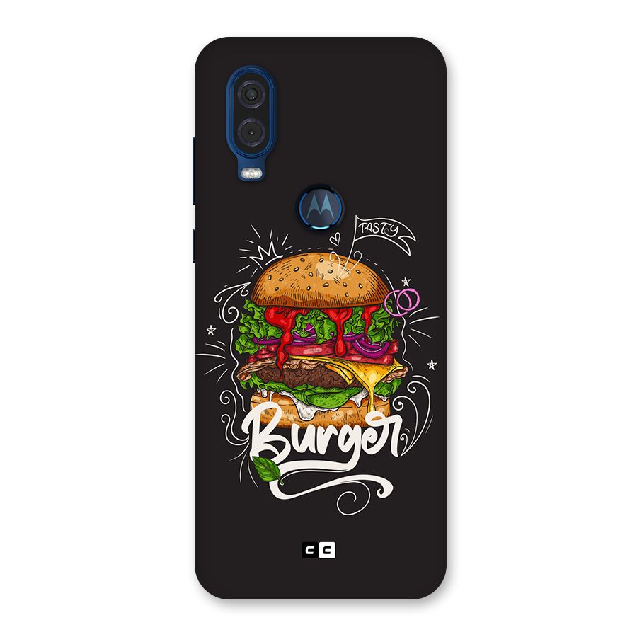 Burger Lover Back Case for Motorola One Vision