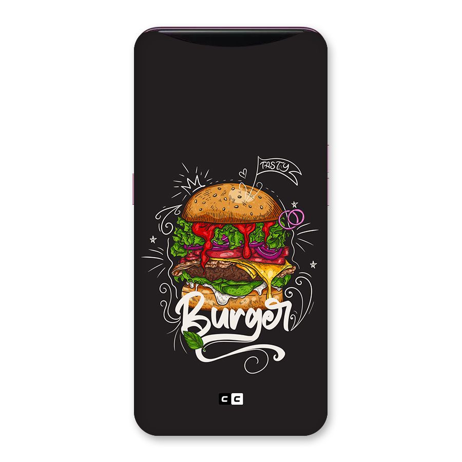 Burger Lover Back Case for Oppo Find X