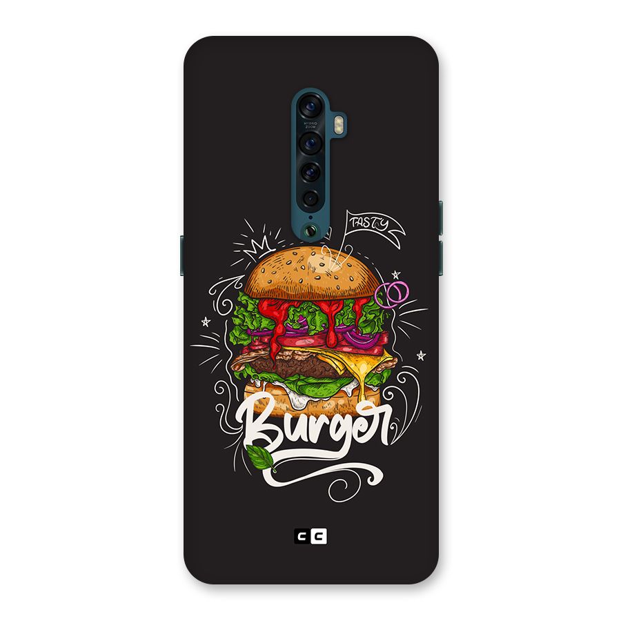 Burger Lover Back Case for Oppo Reno2
