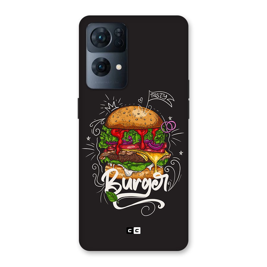 Burger Lover Back Case for Oppo Reno7 Pro 5G