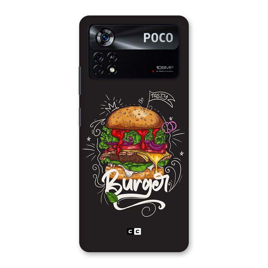 Burger Lover Back Case for Poco X4 Pro 5G