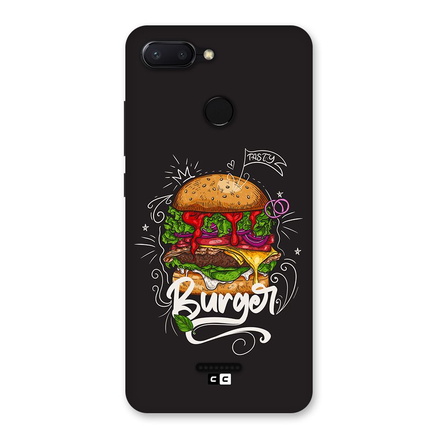 Burger Lover Back Case for Redmi 6