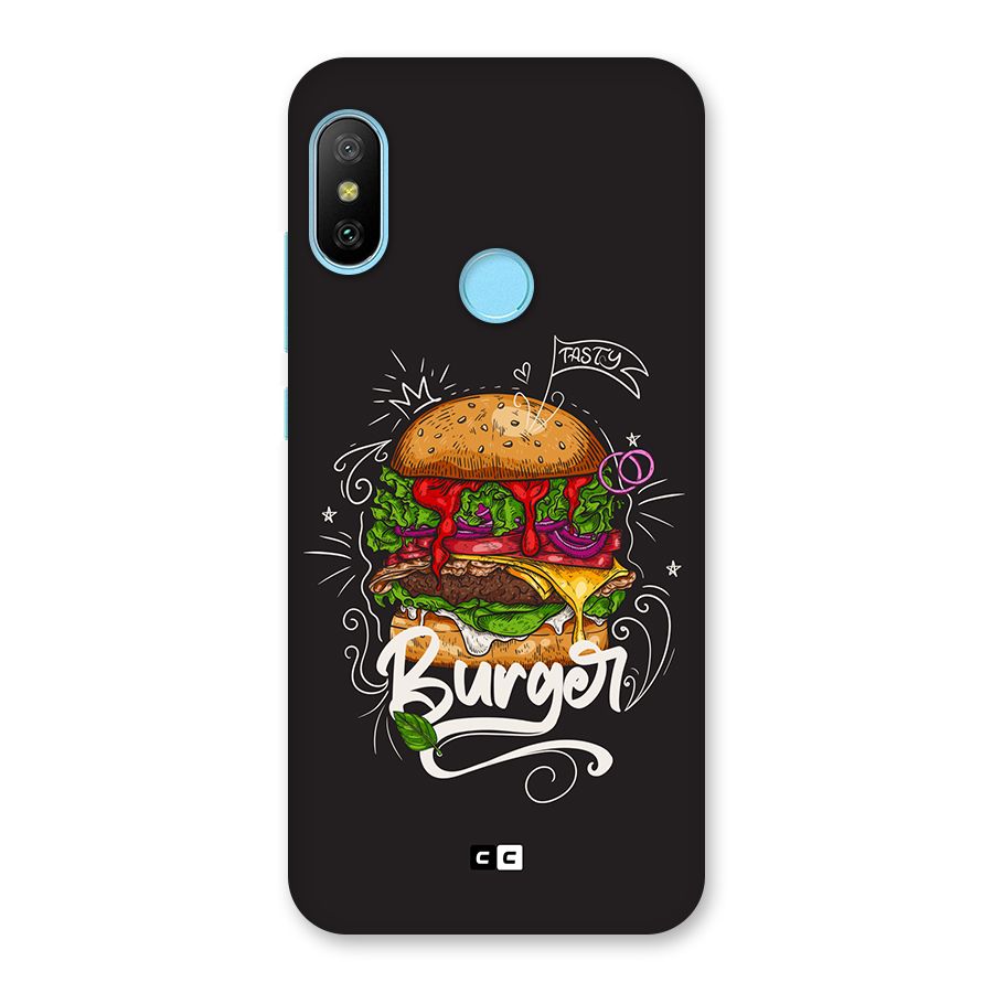 Burger Lover Back Case for Redmi 6 Pro