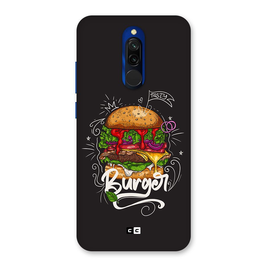 Burger Lover Back Case for Redmi 8