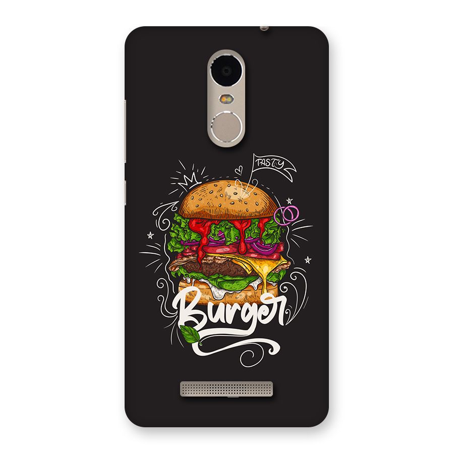 Burger Lover Back Case for Redmi Note 3