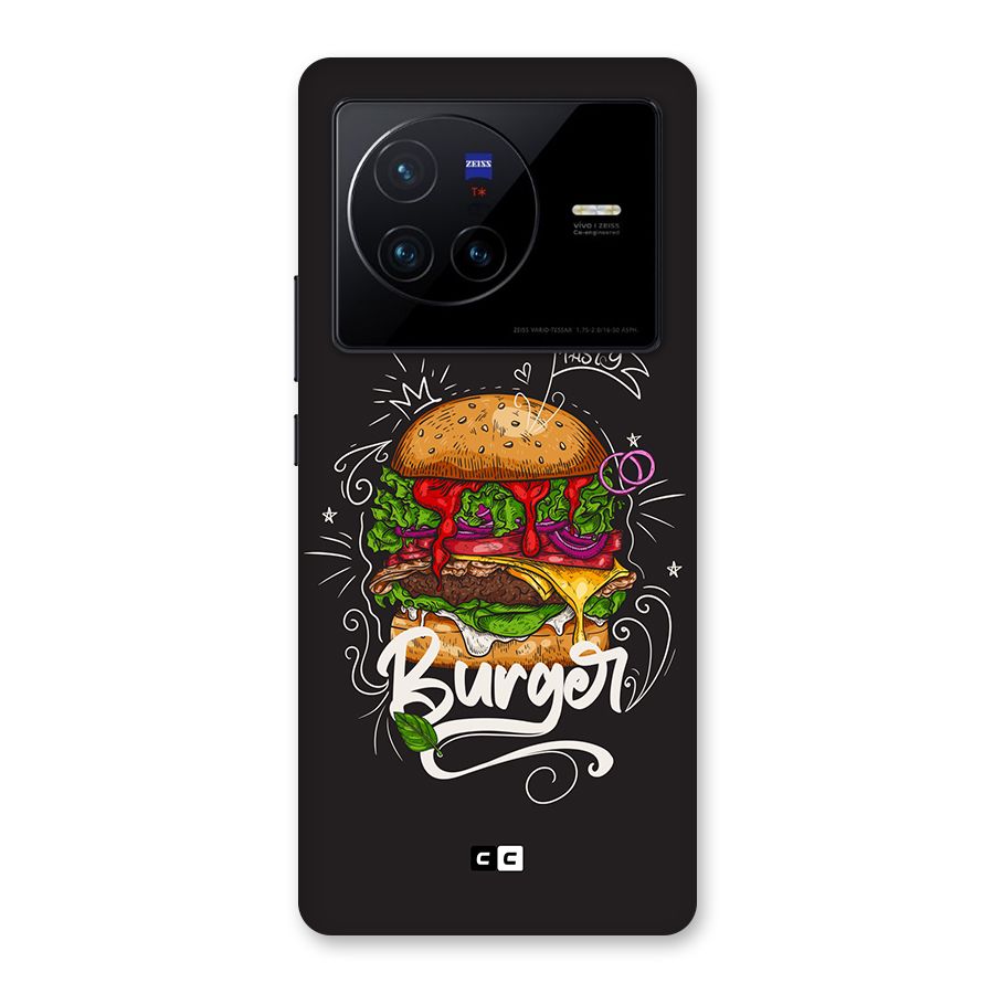 Burger Lover Back Case for Vivo X80