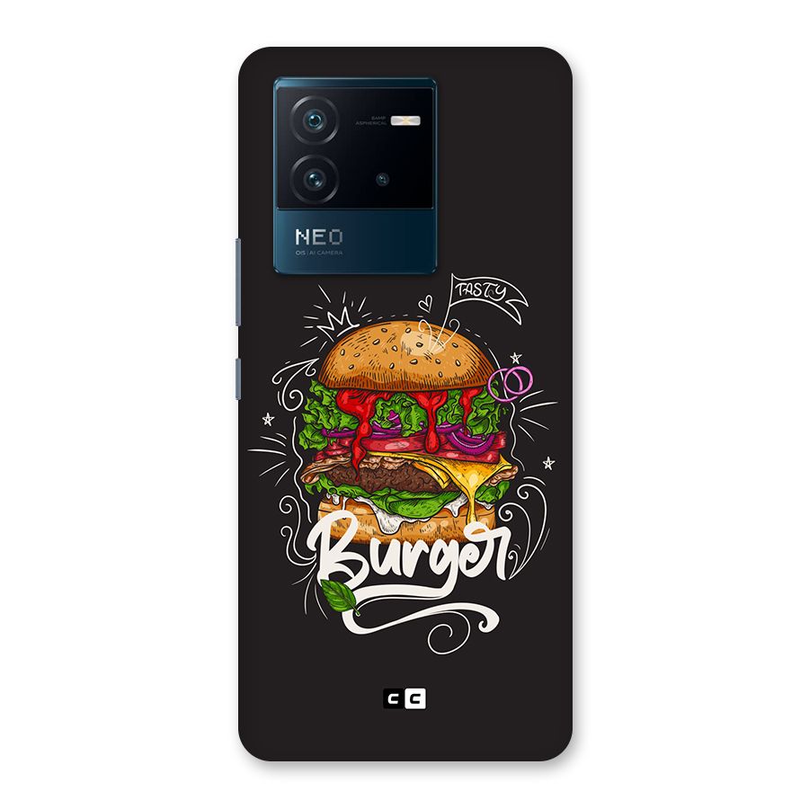 Burger Lover Back Case for Vivo iQOO Neo 6 5G