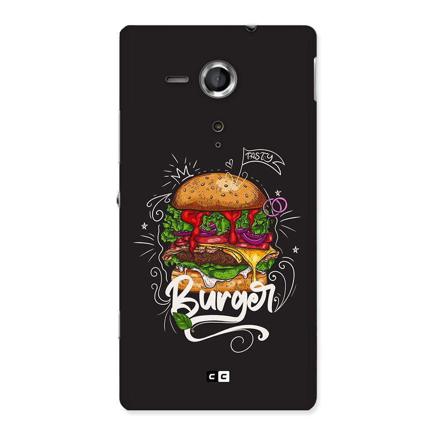 Burger Lover Back Case for Xperia Sp