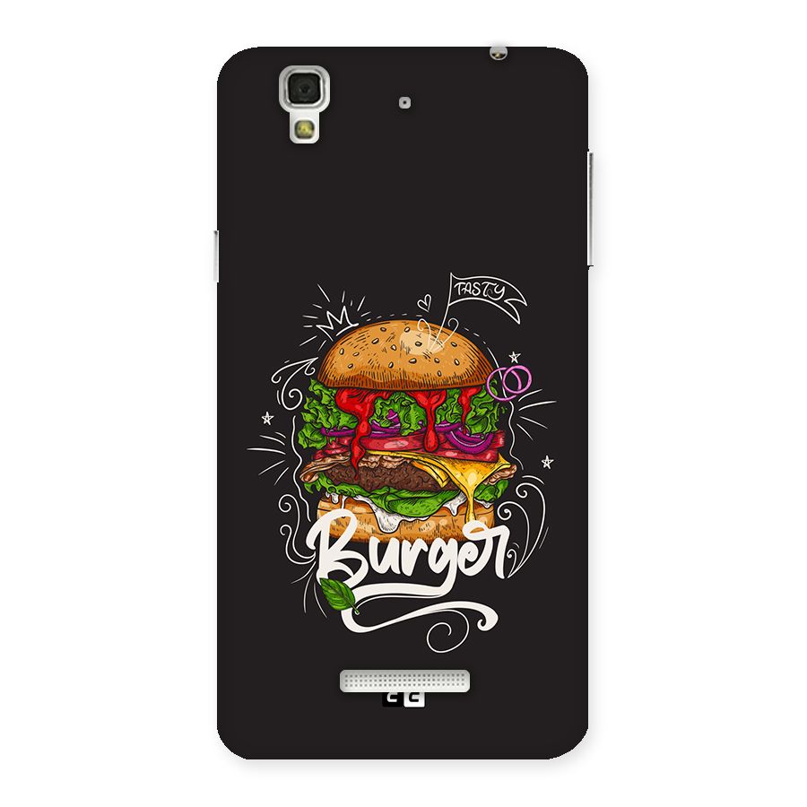 Burger Lover Back Case for Yureka