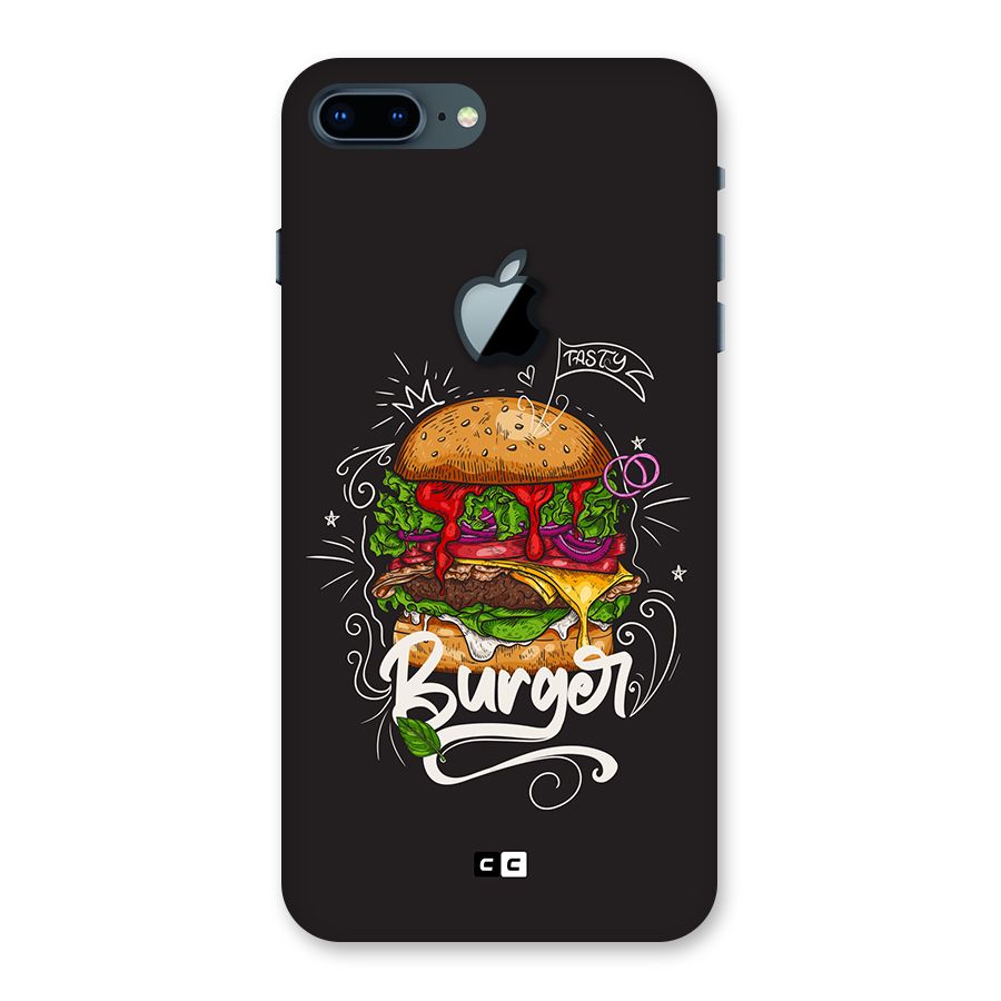 Burger Lover Back Case for iPhone 7 Plus Apple Cut