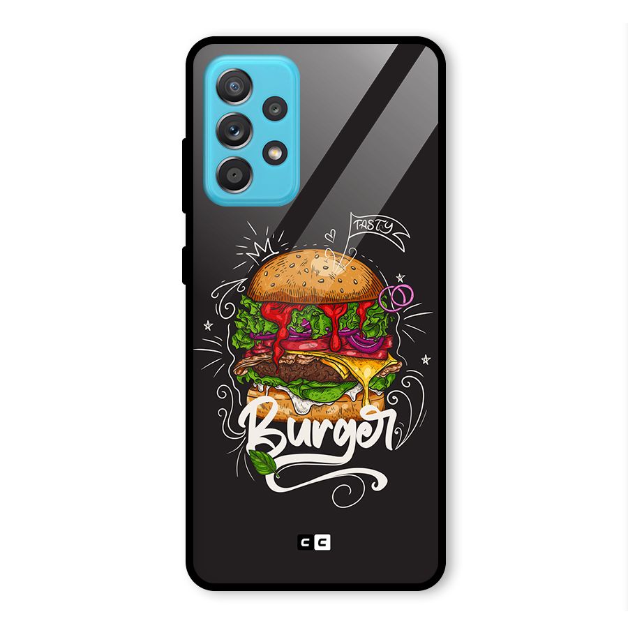 Burger Lover Glass Back Case for Galaxy A52