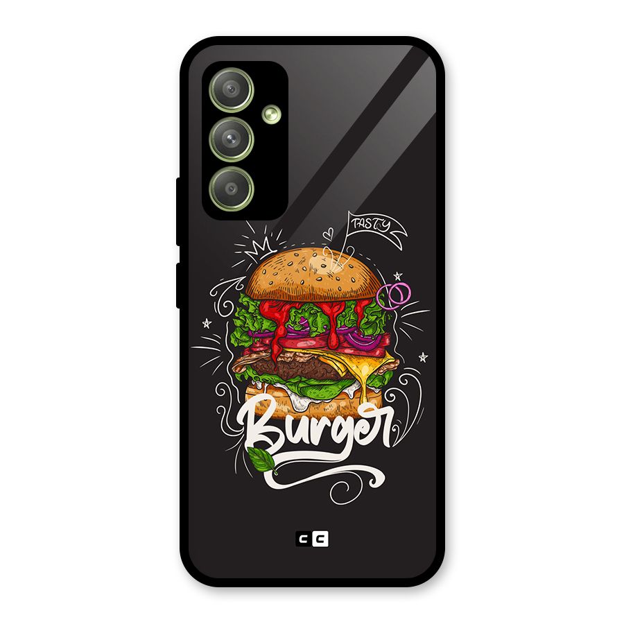 Burger Lover Glass Back Case for Galaxy A54