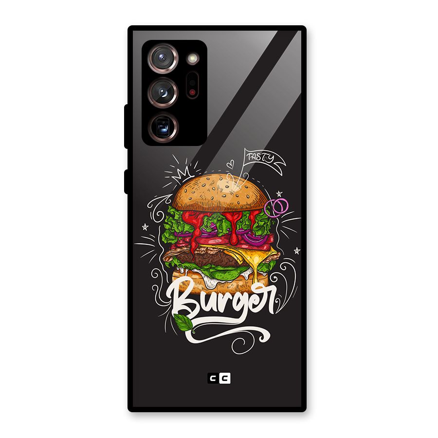 Burger Lover Glass Back Case for Galaxy Note 20 Ultra 5G