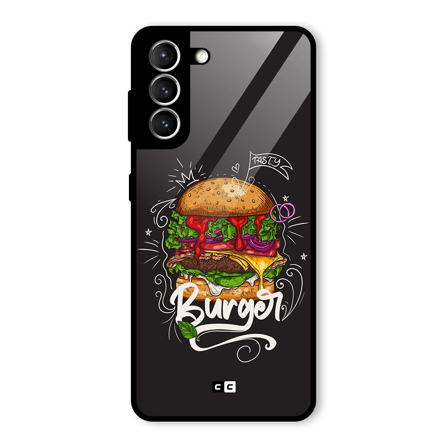 Burger Lover Glass Back Case for Galaxy S21 5G