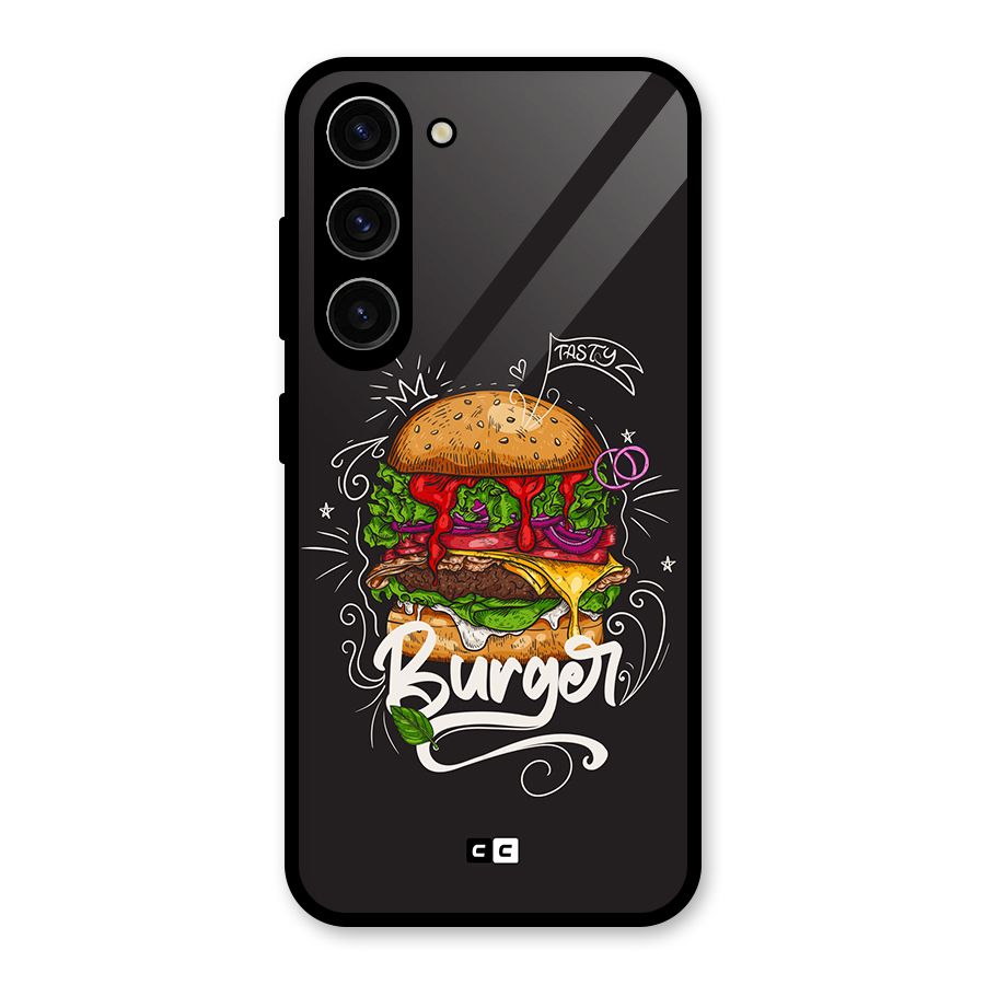 Burger Lover Glass Back Case for Galaxy S23