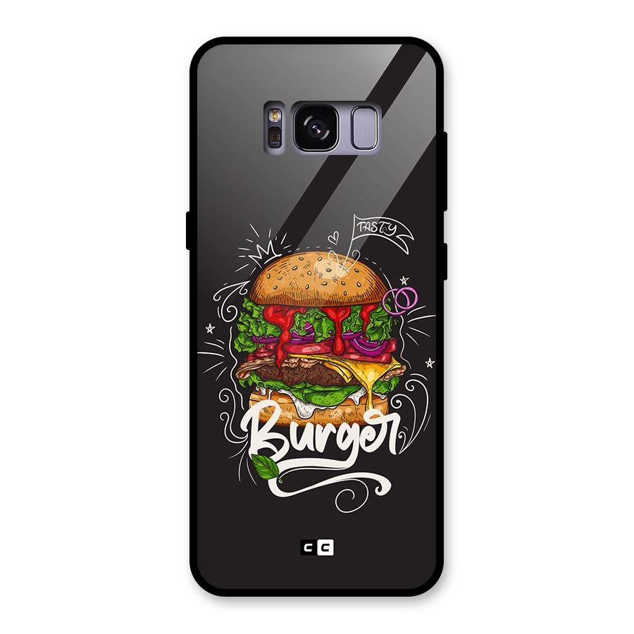 Burger Lover Glass Back Case for Galaxy S8