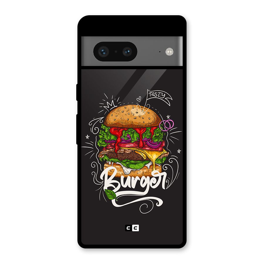 Burger Lover Glass Back Case for Google Pixel 7