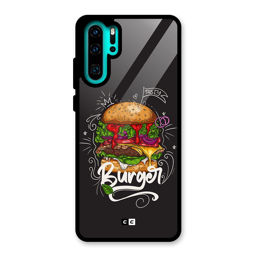 Burger Lover Glass Back Case for Huawei P30 Pro