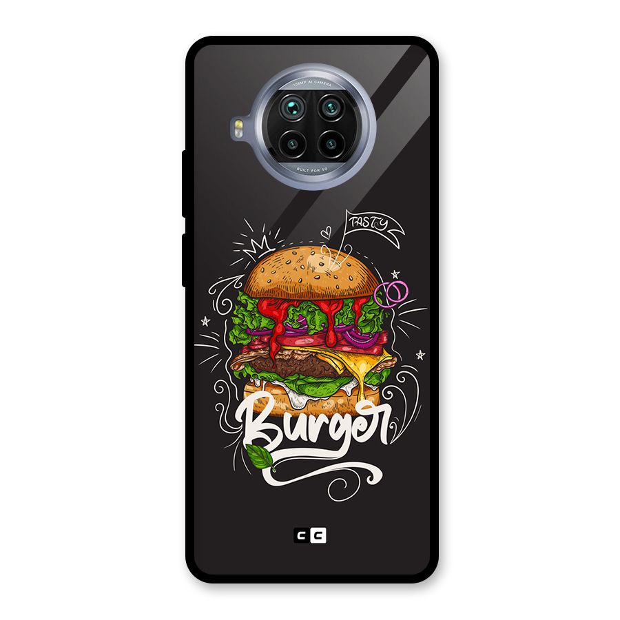 Burger Lover Glass Back Case for Mi 10i