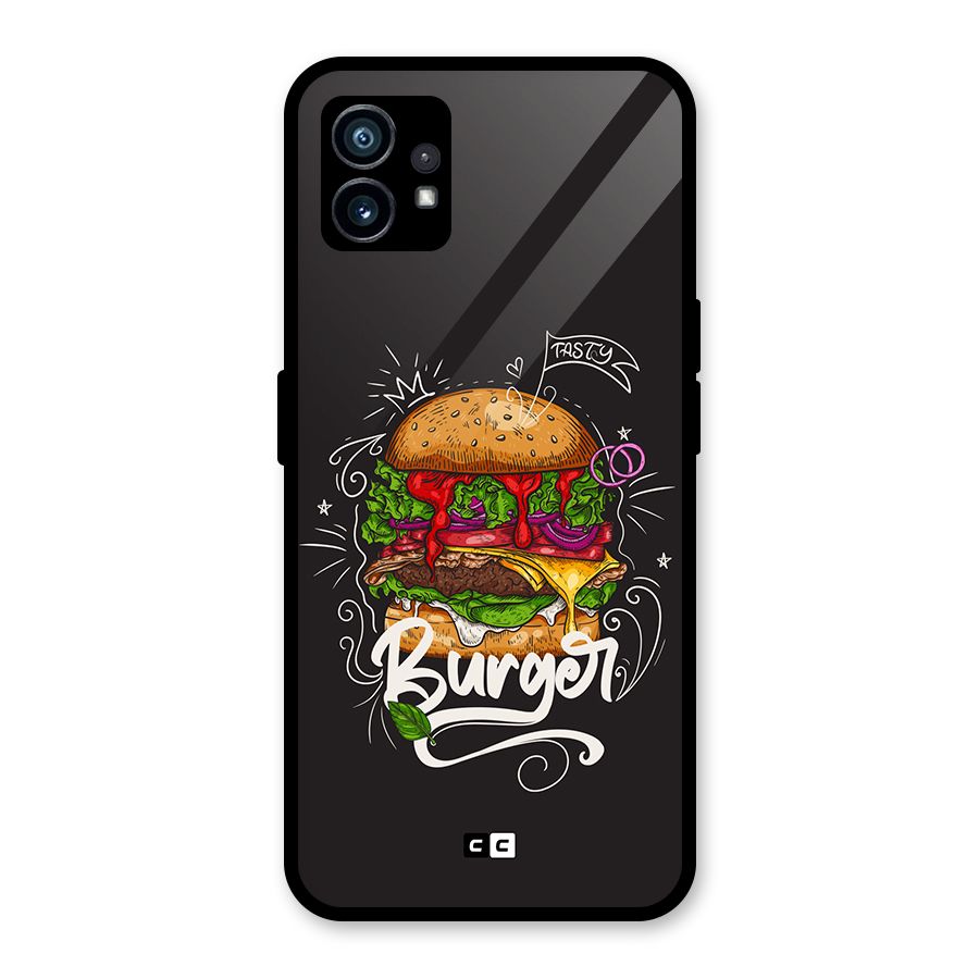Burger Lover Glass Back Case for Nothing Phone 1