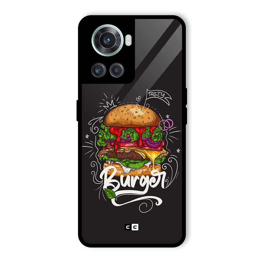 Burger Lover Glass Back Case for OnePlus 10R