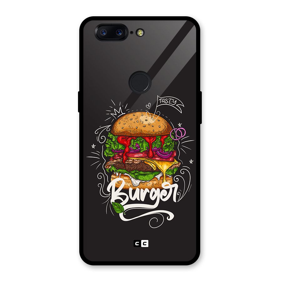 Burger Lover Glass Back Case for OnePlus 5T