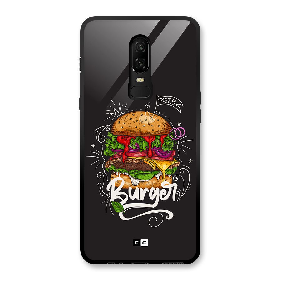 Burger Lover Glass Back Case for OnePlus 6